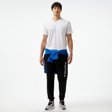  Nautica Erkek Siyah Standart Fit Eşofman Altı