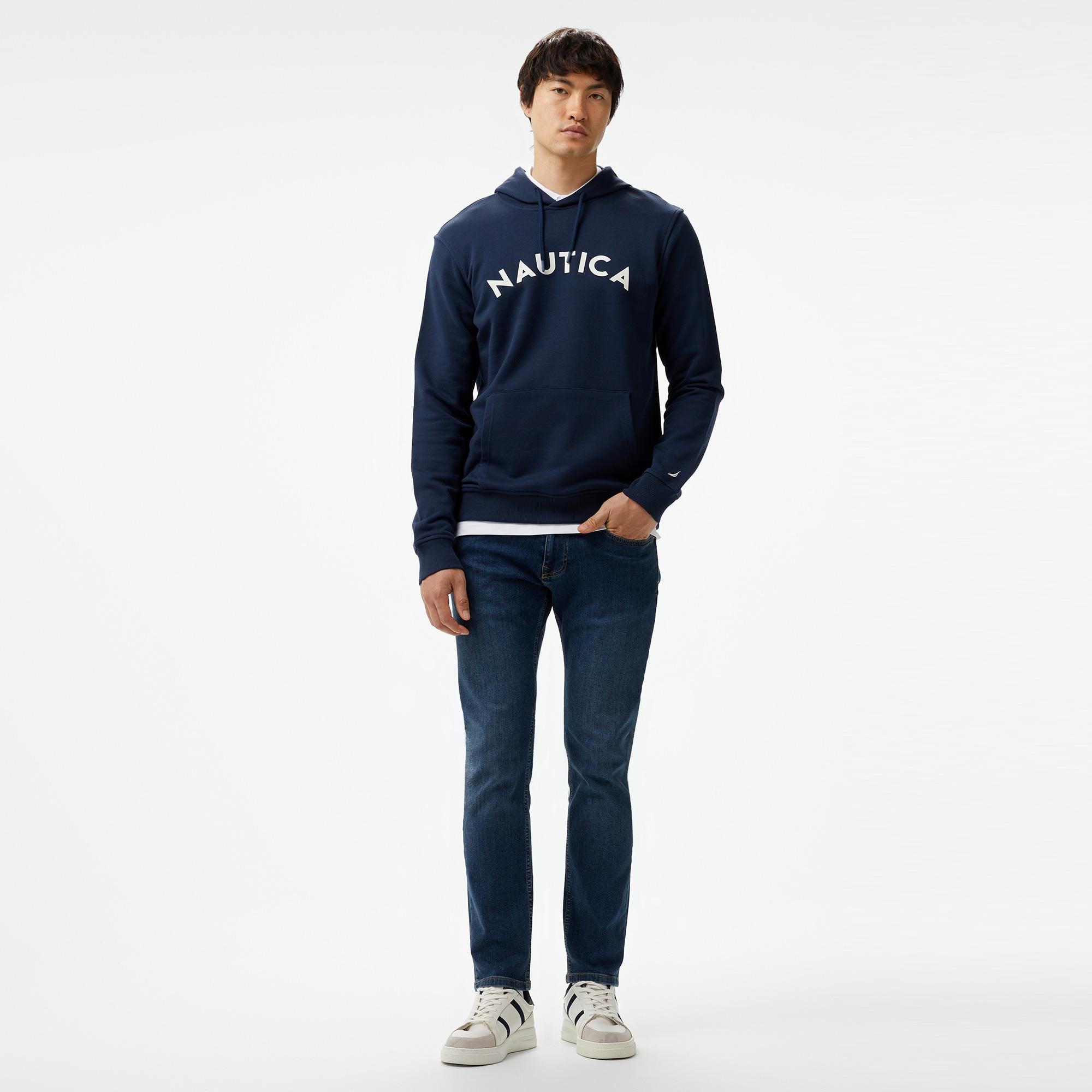 Nautica Erkek Lacivert Standart Fit Sweatshirt
