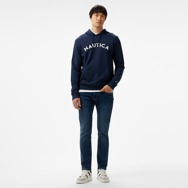  Nautica Erkek Lacivert Standart Fit Sweatshirt
