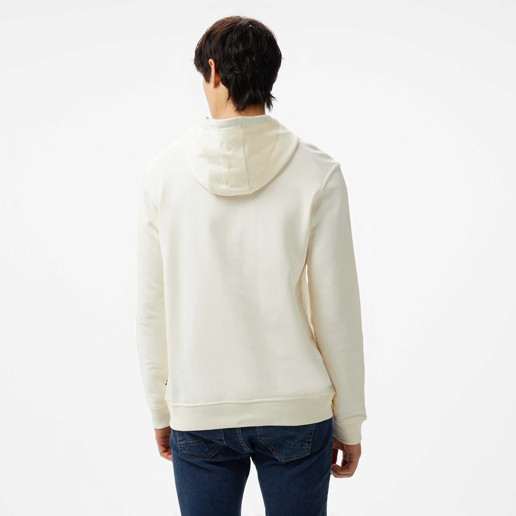 Nautica Erkek Krem Rengi Standart Fit Sweatshirt