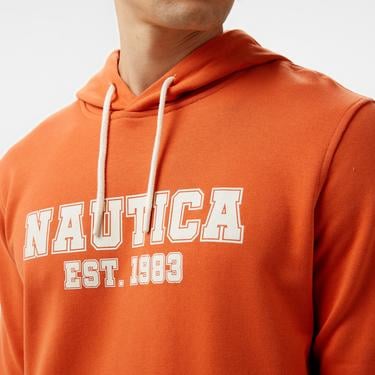  Nautica Erkek Turuncu Standart Fit Sweatshirt