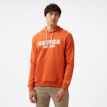  Nautica Erkek Turuncu Standart Fit Sweatshirt