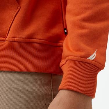  Nautica Erkek Turuncu Standart Fit Sweatshirt