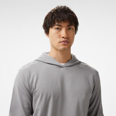  Nautica Erkek Gri Standart Fit Sweatshirt