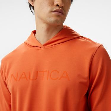  Nautica Erkek Turuncu Standart Fit Sweatshirt