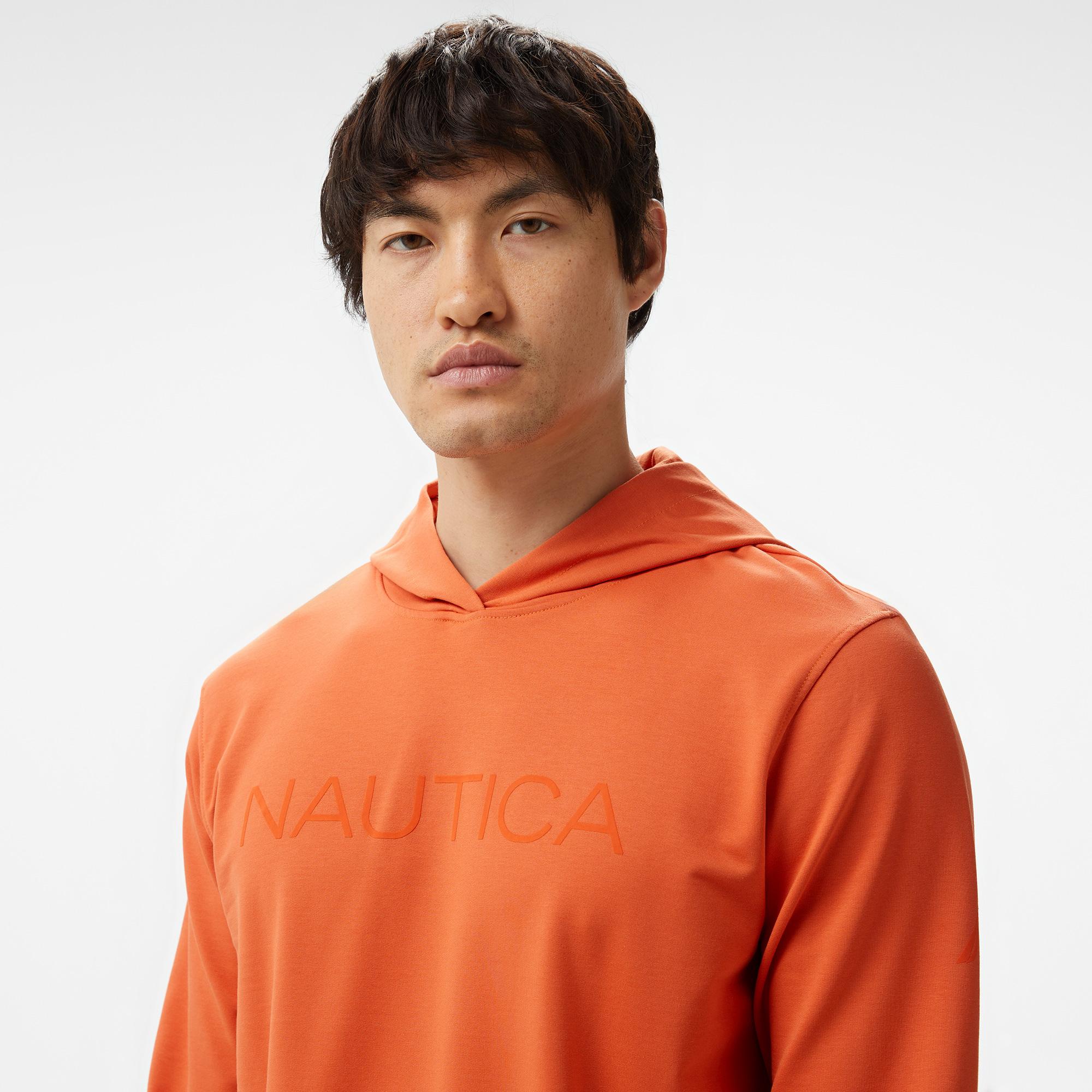 Nautica Erkek Turuncu Standart Fit Sweatshirt