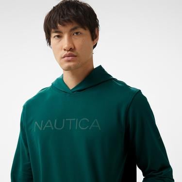  Nautica Erkek Yeşil Standart Fit Sweatshirt