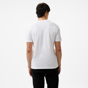  Nautica Erkek Beyaz Standart Fit Kısa Kollu Baskılı T-Shirt