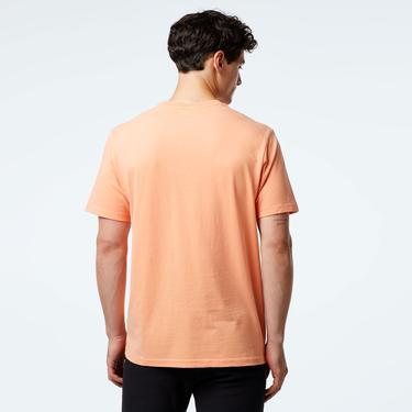  Columbia O Neck Erkek Sarı Günlük T-Shirt