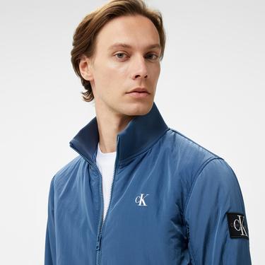  Calvin Klein Jeans Padded Harrington Erkek Mavi Ceket