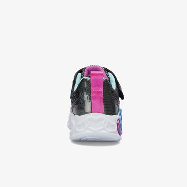  Skechers Infinite Heart Lights Fresh Love Çocuk Siyah Işıklı Spor Ayakkabı