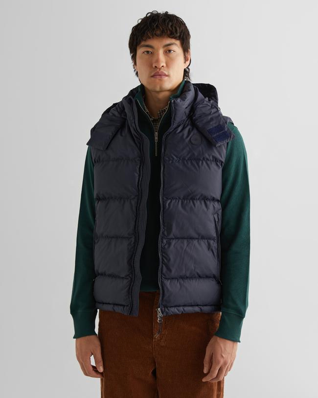  GANT Erkek Lacivert Kapüşonlu Yelek