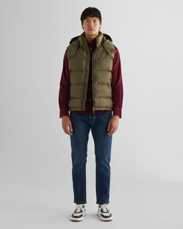  GANT Erkek Yeşil Kapüşonlu Yelek