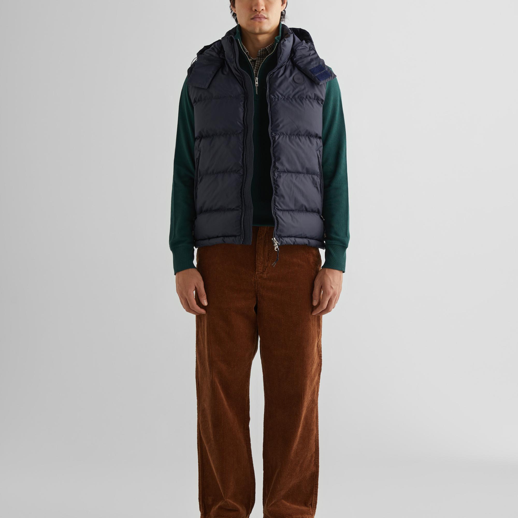 GANT Erkek Lacivert Kapüşonlu Yelek