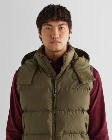  GANT Erkek Yeşil Kapüşonlu Yelek