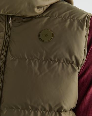  GANT Erkek Yeşil Kapüşonlu Yelek