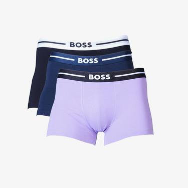  Boss 3'lü Trunk Bold Erkek Renkli Boxer
