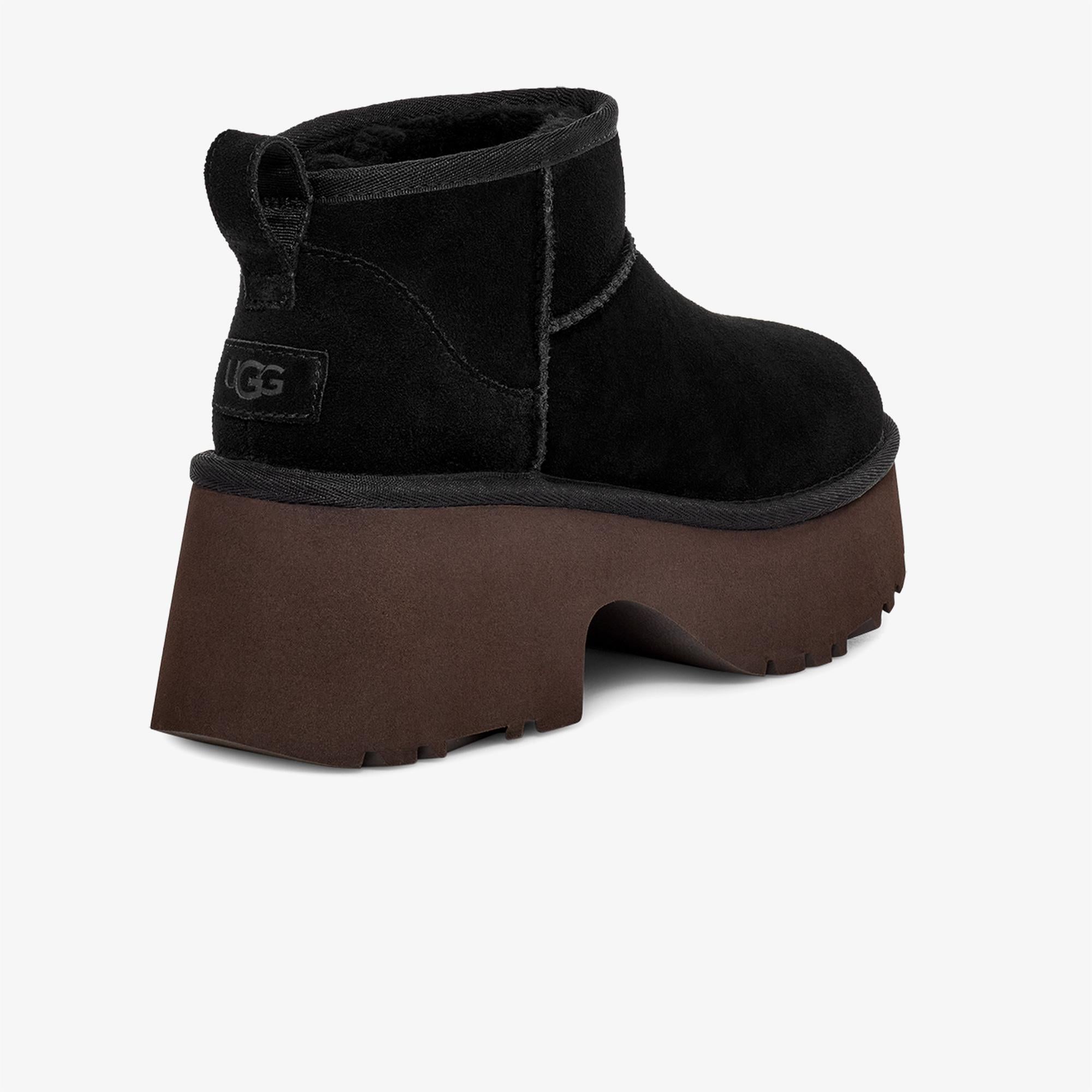 UGG Classic Ultra Mini New Heights Kadın Siyah Bot