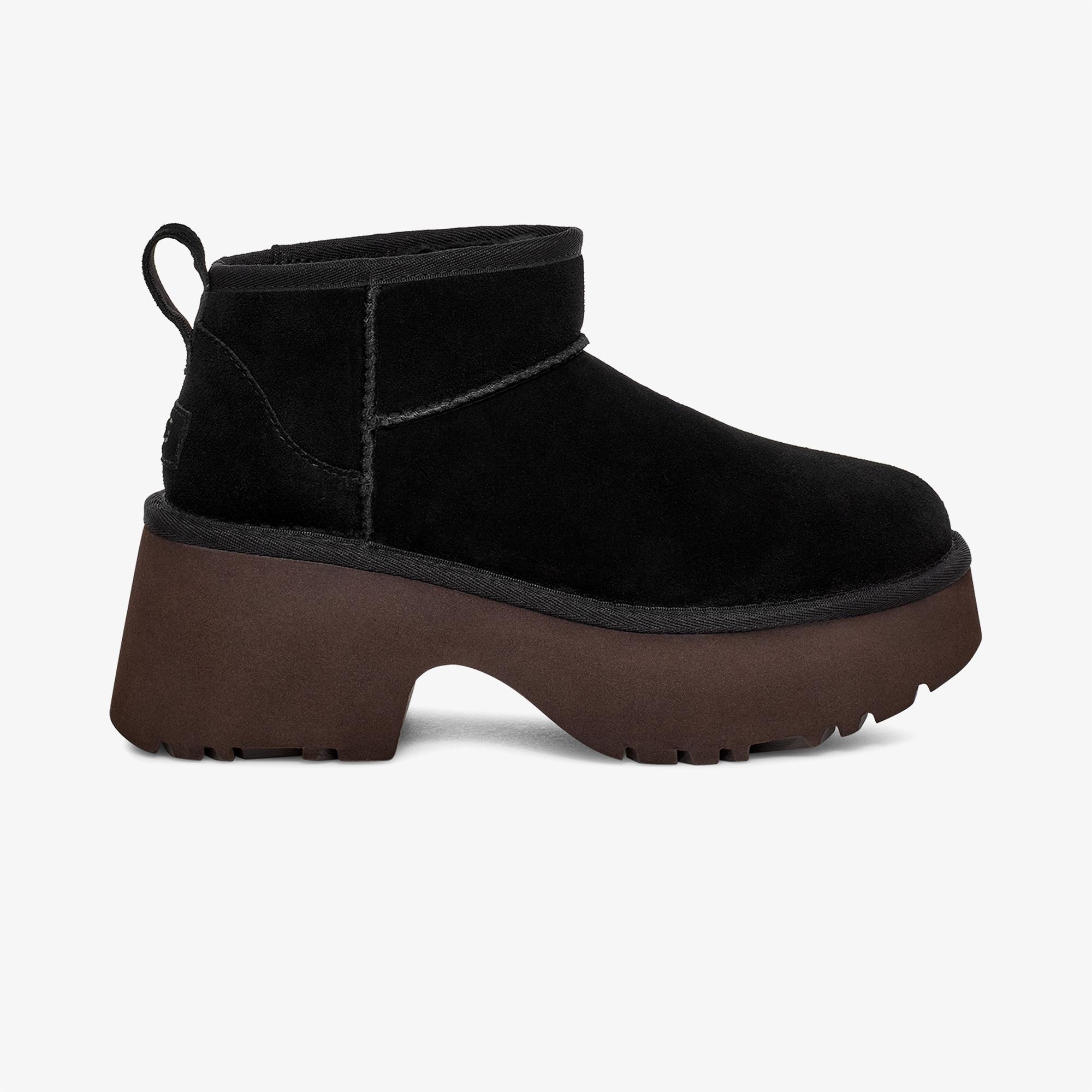 UGG Classic Ultra Mini New Heights Kadın Siyah Bot