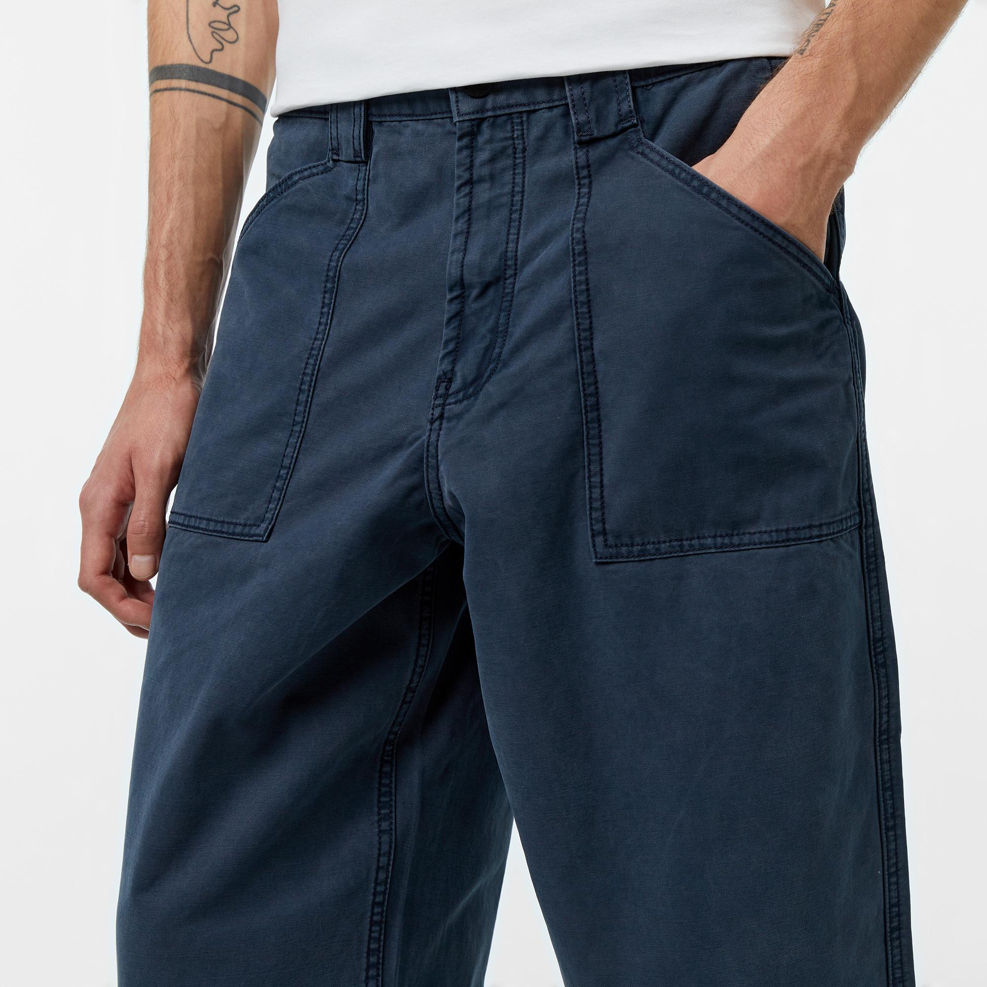 Timberland Goffstown Garment Dye Oxford Fatigue Pan Erkek Lacivert Pantolon