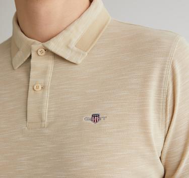  GANT Erkek Bej Regular Fit Logolu Polo