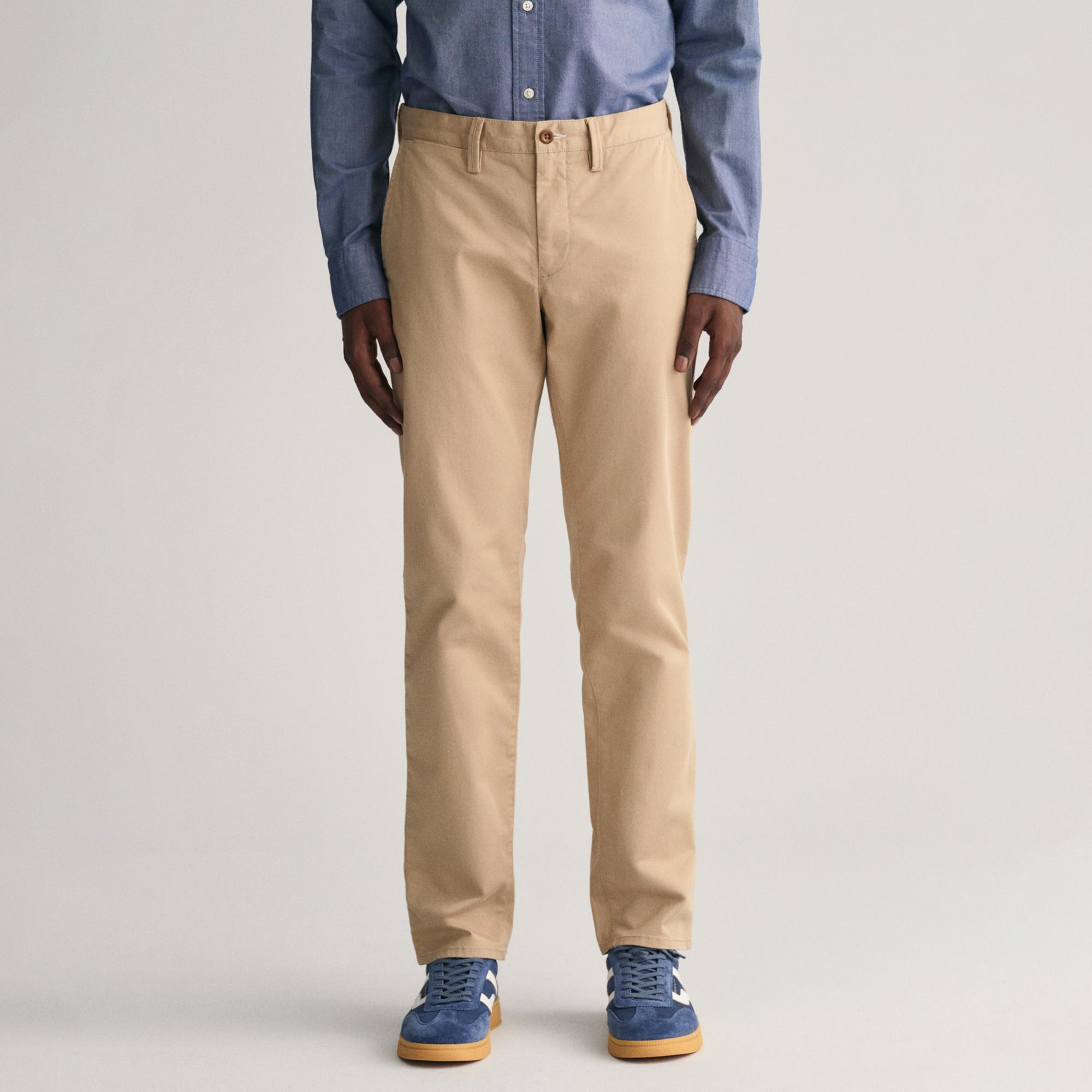 GANT Erkek Bej Slim Fit Chino Pantolon