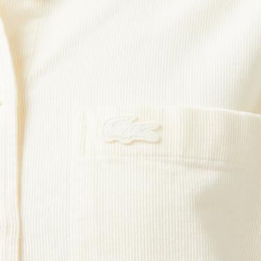  Kadın Relaxed Fit Krem Gömlek