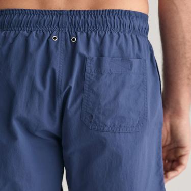  GANT Erkek Mavi Regular Fit Logolu Mayo Şort