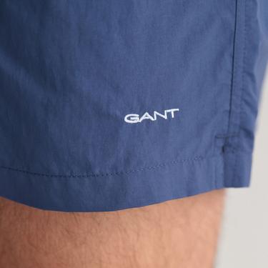  GANT Erkek Mavi Regular Fit Logolu Mayo Şort
