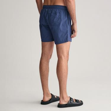  GANT Erkek Mavi Regular Fit Logolu Mayo Şort
