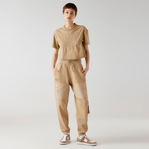  Lacoste x House of SuperStep Kadın Kahverengi Eşofman Altı