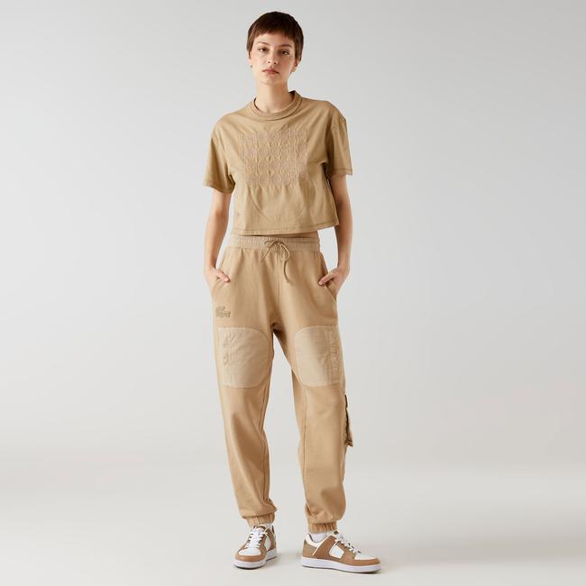  Lacoste x House of SuperStep Kadın Kahverengi Eşofman Altı