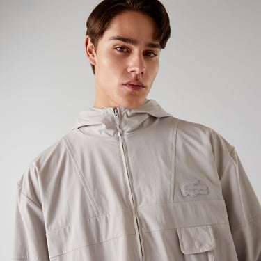  Lacoste x House of SuperStep Erkek Gri Ceket