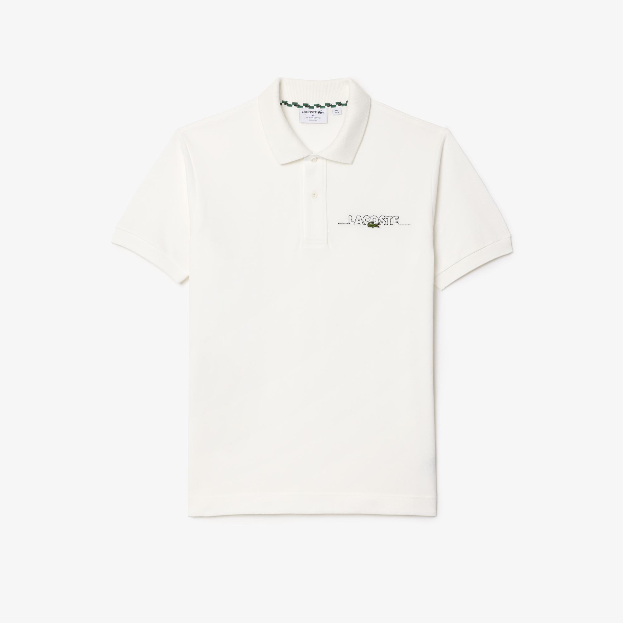 Lacoste Erkek Classic Fit Kısa Kollu Beyaz Polo