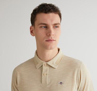  GANT Erkek Bej Regular Fit Logolu Polo