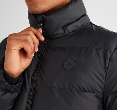  GANT Erkek Siyah Kapüşonlu Mont