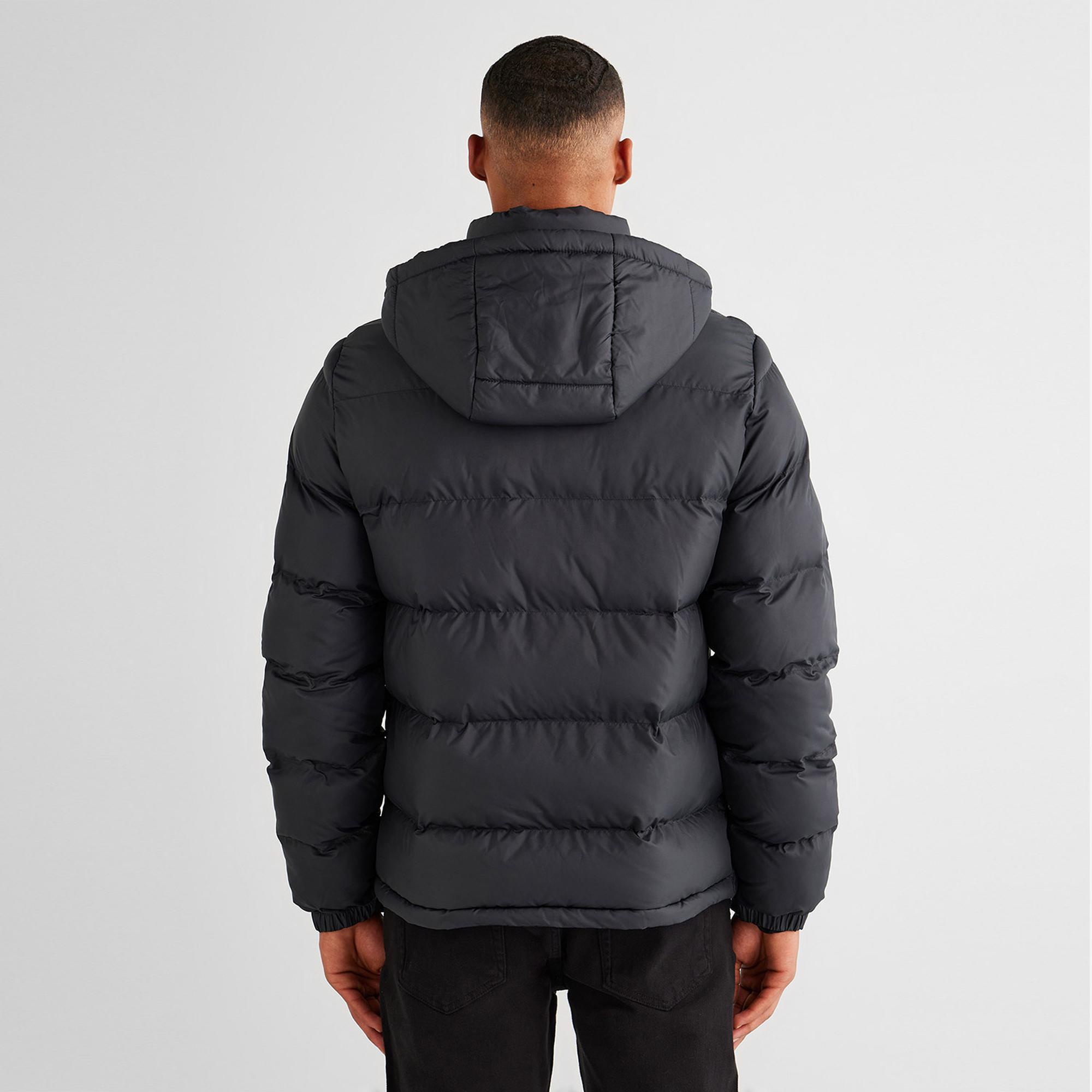 GANT Erkek Siyah Kapüşonlu Mont