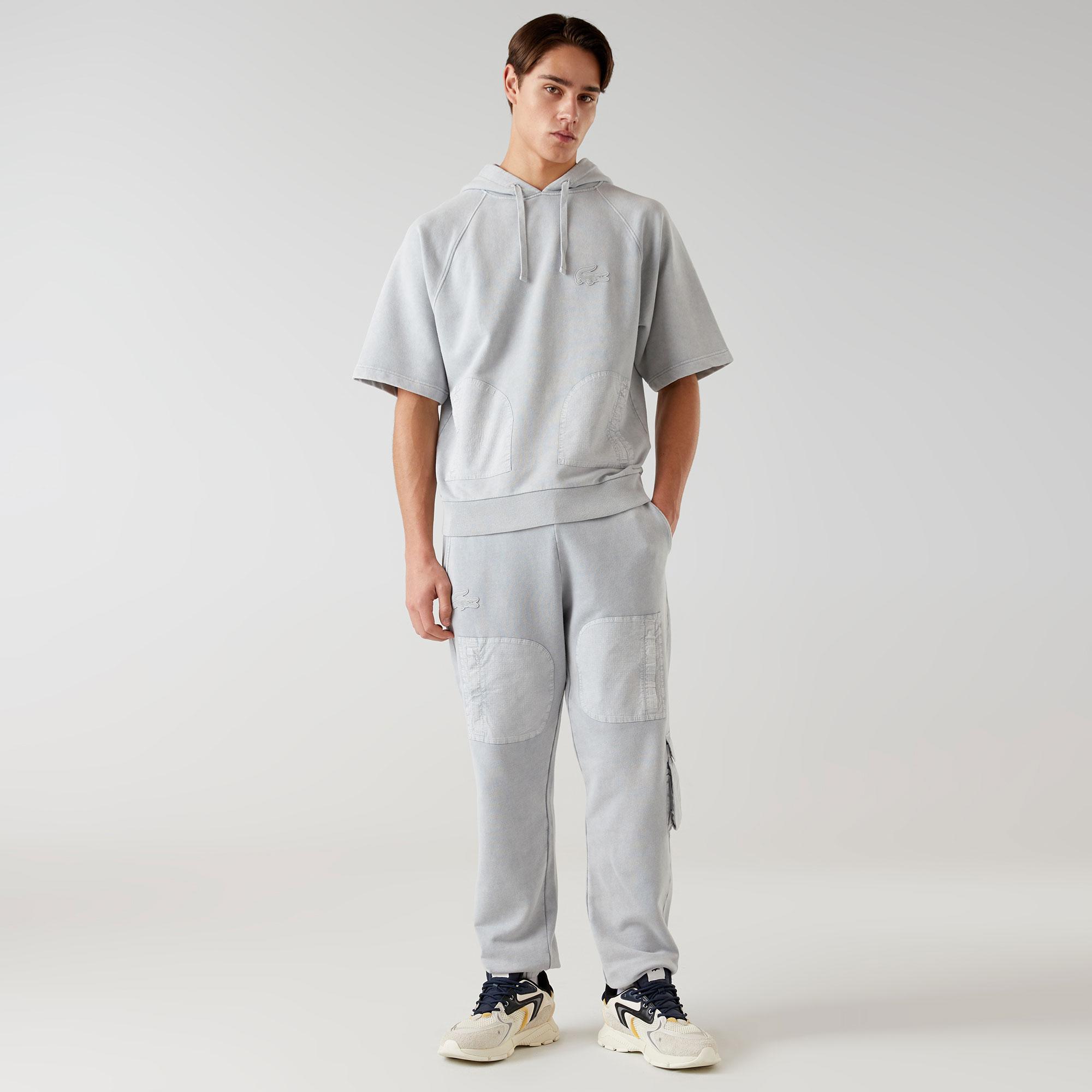 Lacoste x House of SuperStep Erkek Gri Hoodie