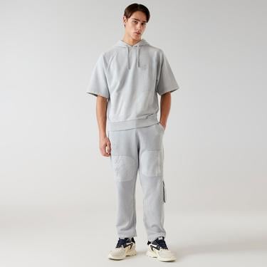  Lacoste x House of SuperStep Erkek Gri Hoodie