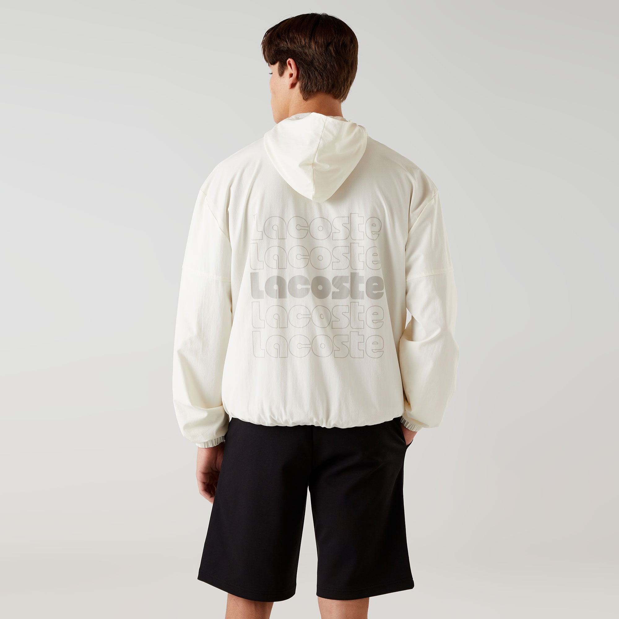 Lacoste x House of SuperStep Erkek Beyaz/Krem Ceket