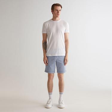  GANT Erkek Beyaz Slim Fit Bisiklet Yaka Logolu T-shirt