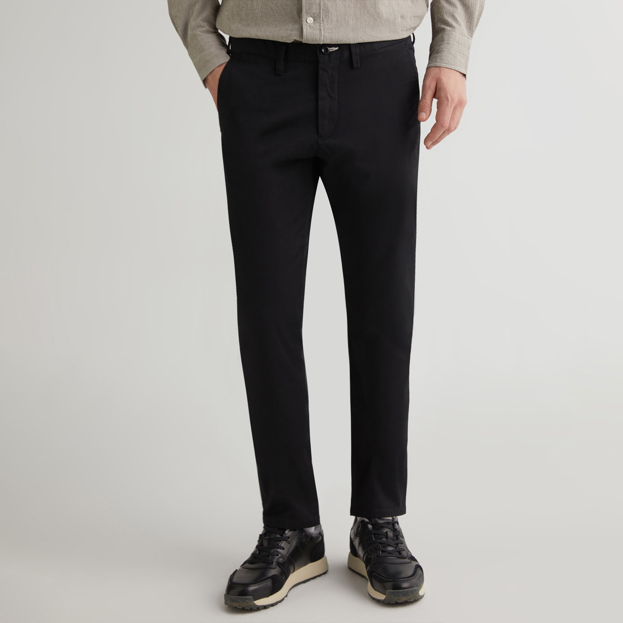 GANT Erkek Siyah Slim Fit Chino Pantolon