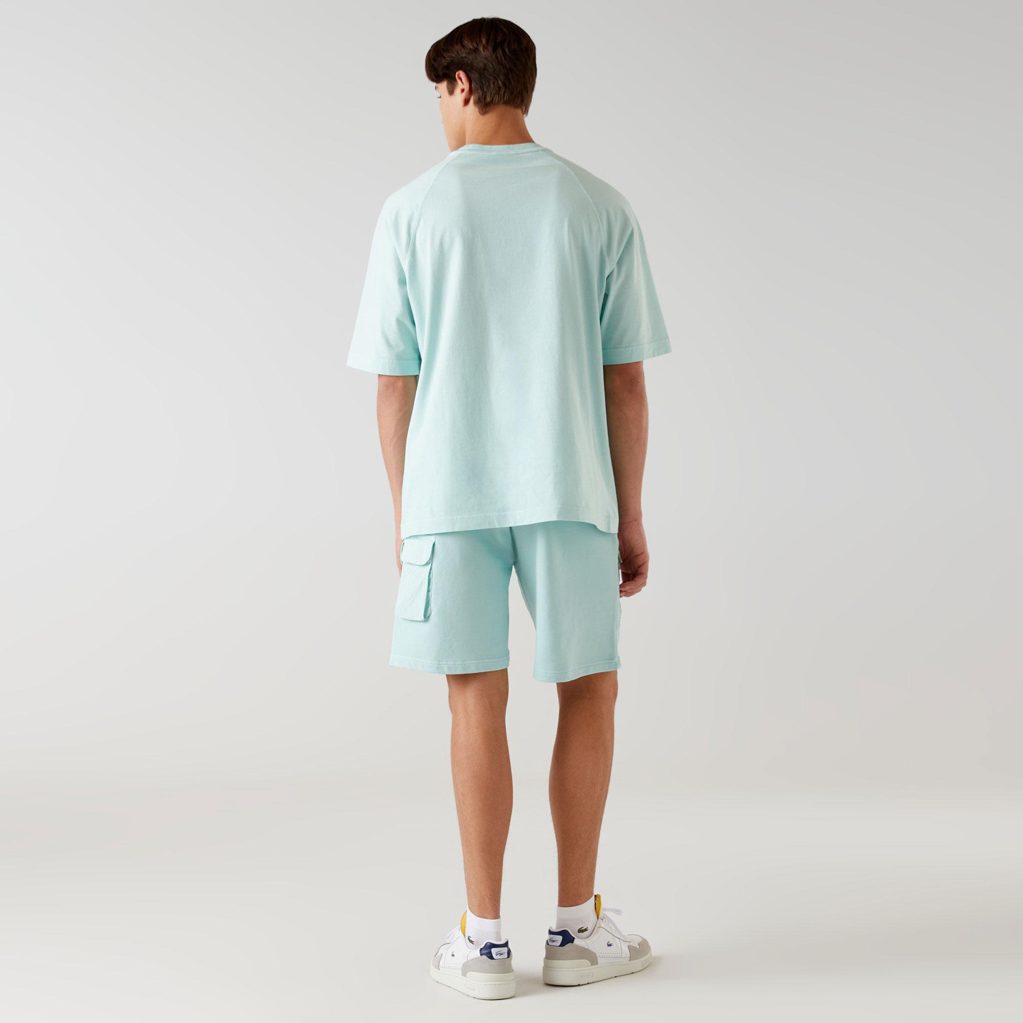 Lacoste x House of SuperStep Erkek Yeşil Şort