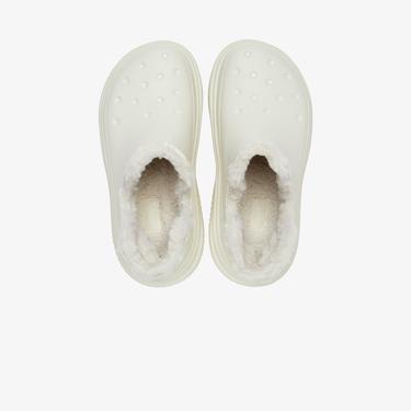  Crocs Stomp Lined Shorty Boot Unisex Krem Terlik