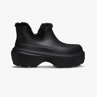  Crocs Stomp Lined Shorty Boot Unisex Siyah Terlik