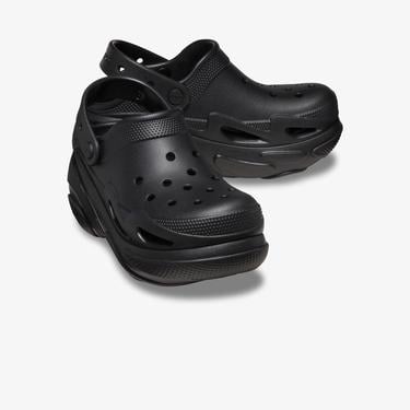 Crocs Bubble Crush Clog Unisex Siyah Terlik