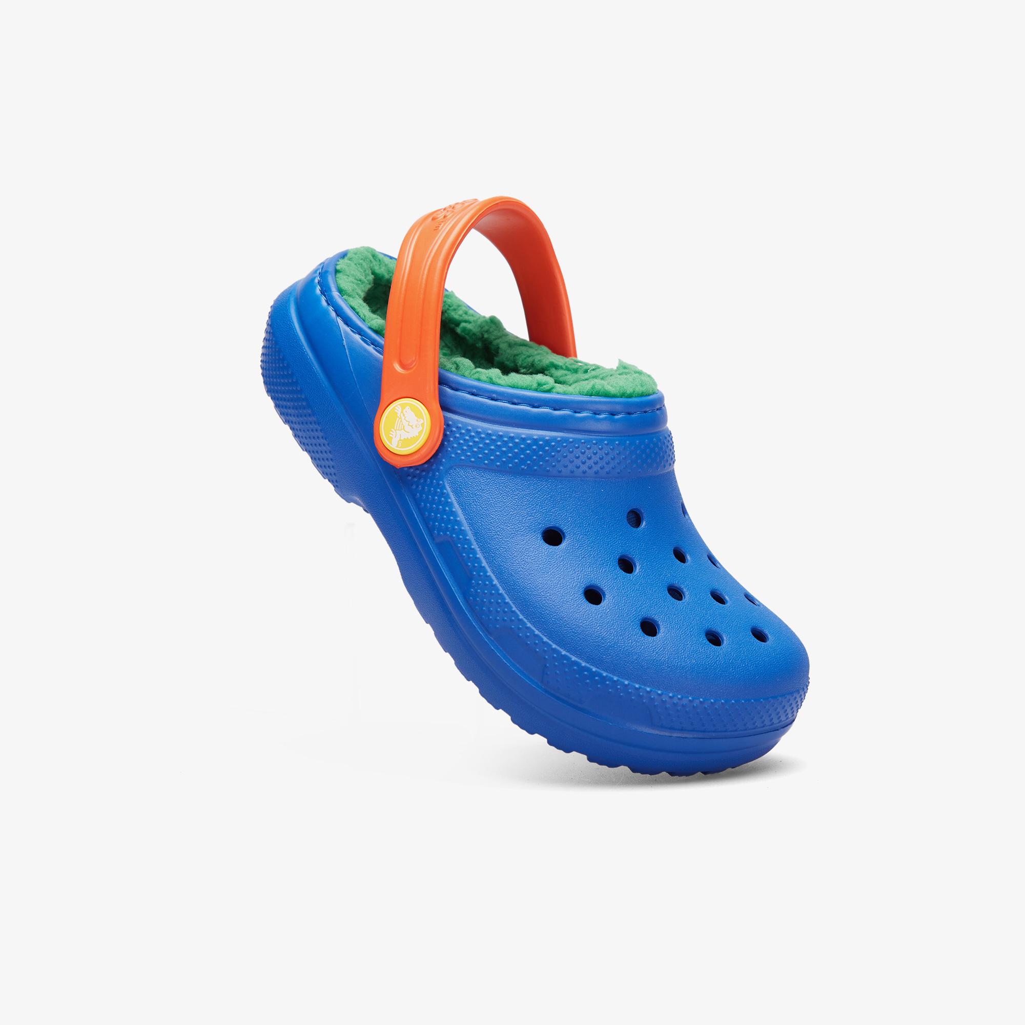 Crocs Classic Lined Clog Çocuk Mavi Terlik