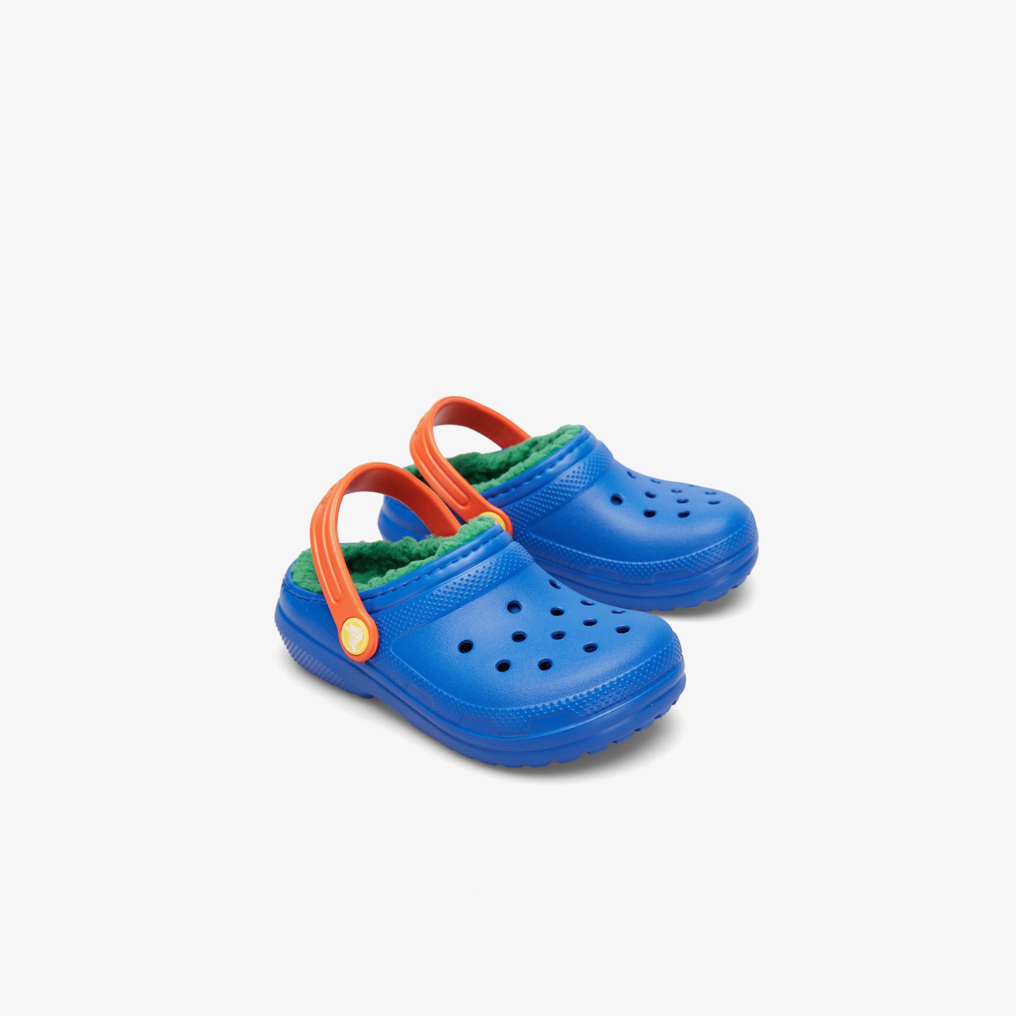 Crocs Classic Lined Clog Çocuk Mavi Terlik