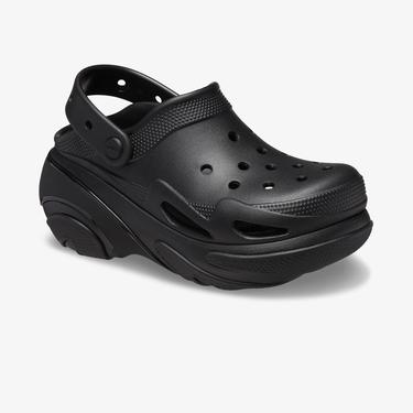 Crocs Bubble Crush Clog Unisex Siyah Terlik