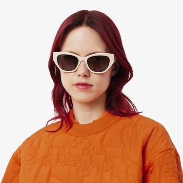  Kadın Oversize Fit Bisiklet Yaka Çift Taraflı Desenli Gri Sweatshirt